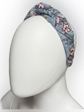DEEPA GURNANI Hand beaded Blockprint Headband